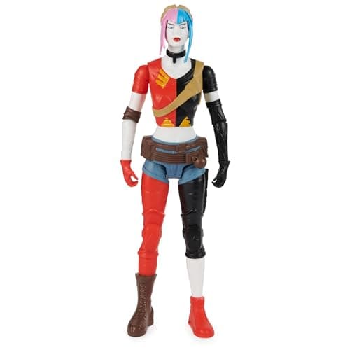 Image of DC Comics, Harley Quinn Action Figure, 30-cm Super Hero Collectible Kids’ Toys for Boys and Girls Aged 3+