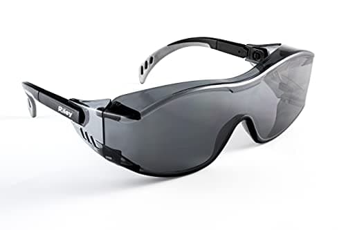 Image of Riley Tilla Safety Glasses for Work - Anti-Fog and Anti-Scratch Adjustable UV 400 Protective Clear Glasses
