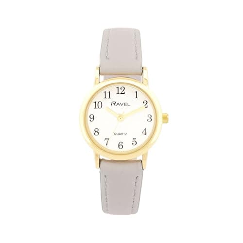 Image of Ravel - Women's Pastel Coloured Everyday Watch (27mm case) - Analogue Quartz - R0137.33.2 - Grey/Gold Tone