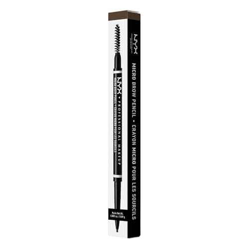 Image of NYX Professional Makeup Micro Brow Pencil, Ultra Slim Eye Brow Pencil with Dual Ended Ultrafine Tip, Waterproof & Smudge-Resistant, Vegan Formula, Shade: Ash Brown