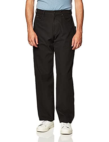 Image of Dickies Men’s Relaxed Fit Sanded Duck Carpenter Jean, Black, 32W / 30L