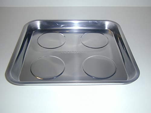 Image of 10.5" X 11.5" Stainless Steel Magnetic Parts Tray
