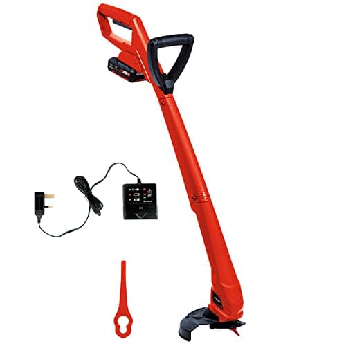 Image of Einhell Cordless Strimmer Kit 18V Power X-Change, Lightweight Battery Grass Trimmer, 24cm Cutting Width, Includes 20 x Blades - GC-CT 18/24 Li P