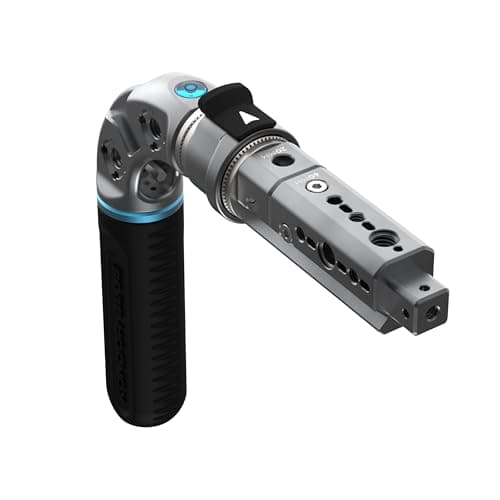 Image of KONDOR BLUE | Hollywood Handle Expansion Kit | Rubberized Grip, 360° Rotating Rosette Arm, Additional Mounting Options, and Hande Expansion | Space Gray