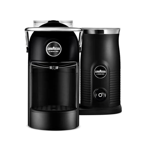 Image of Lavazza A Modo Mio Jolie & Milk Coffee Machine, with Milk Frother,1000 ml, Black