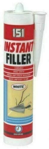 Image of 151 Instant Filler Indoors Outdoors 480g Crack Resistant Cartridge White Smooth