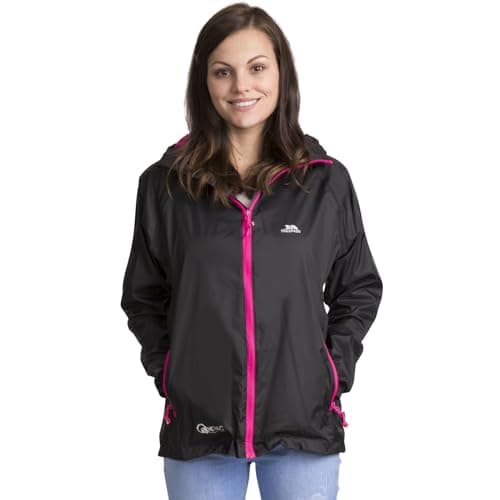 Image of Trespass Womens Quikpac Packable Waterproof Walking Jacket - Black - 3XL