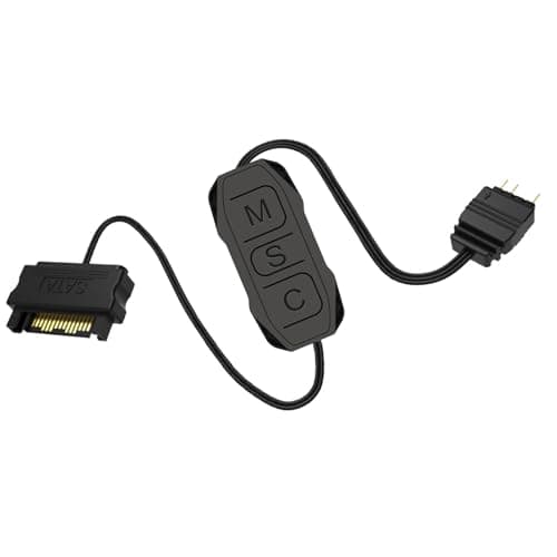 Image of 5V 3Pin ARGB Controller Built-in Light Mode SATA 15-Pin to ARGB 3-Pin Power Supply LED Male Connector Splitter Cable for Motherboards Without 5V ARGB or DIY ARGB Fans ARGB Light Strip Lighting Board