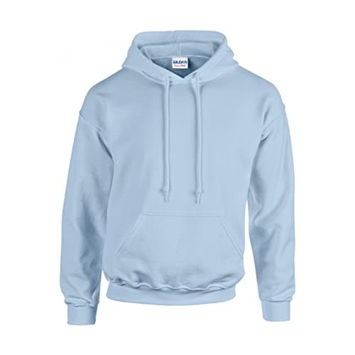 Image of gildan Heavy Blendâ Hooded Sweatshirt Sweatshirt, Light Blue, M Unisex Adult, Light Blue, M