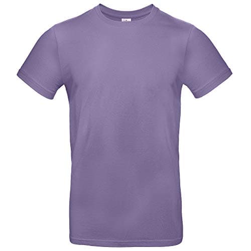 Image of B&C Men's #E190 Tee, Millennial Lilac, XS. TU03T