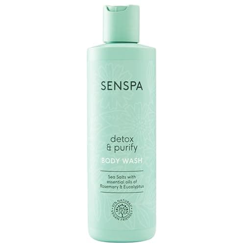 Image of SenSpa Detox & Purify Body Wash – Natural Deep Cleanse – Skin Refreshing – Dead Sea Salts – Invigorating Rosemary & Eucalyptus/Vegan Shower Gel with Magnesium for Men & Women – 250ml