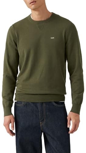 Image of Levi's Men's Lightweight Housemark Sweatshirt, deep Depths, M