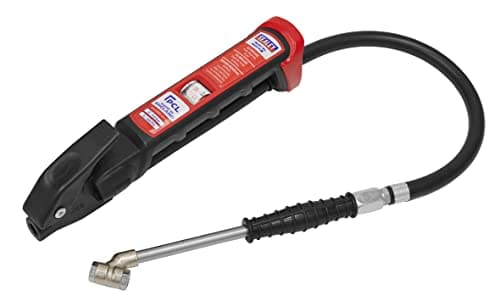 Image of Sealey SA37/93B Premier Anodised Tyre Inflator with Twin Push-On Connector