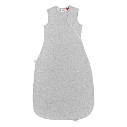 Image of Tommee Tippee Baby Sleep Bag, 18-36m, 1.0 Tog for 20-24°C, Sky Grey Marl, Hip-Healthy Design, Soft Cotton-Rich Fabric, Open Arm Sleeping Bag, Bottom to Top Zip