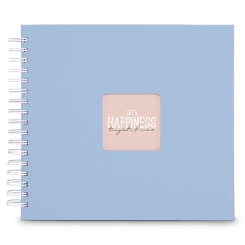 Image of Hama Spiral Album Fine Art 28 x 24 cm 50 White Pages Lagoon
