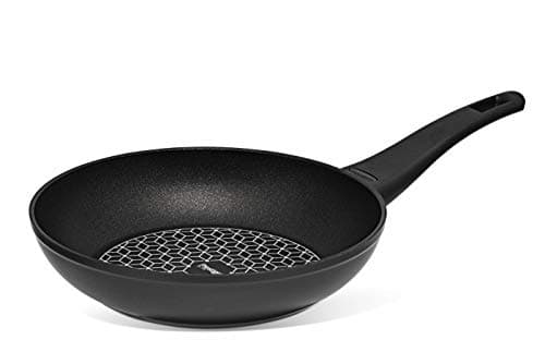 Image of Prestige Thermo Smart 20cm Non Stick Frying Pan with Heat Indicator - Omelette Pan For Induction Hob, PFOA Free, Oven & Dishwasher Safe Cookware, Made In Italy,Black
