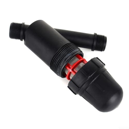 Image of 25 PSI Drip Irrigation Pressure Regulator with Filter and Backflow Preventer, Y Shaped Garden Hose Strainer with Mesh, 3/4 Inch Water Pressure Reducer for Outdoor Soaker Hoses