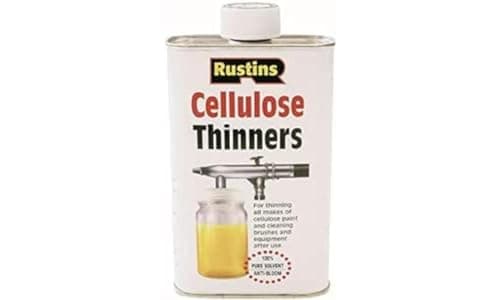 Image of RUSTINS Cellulose Thinners 1L - – Professional Solvent for Cellulose Paints and Lacquers; Cleans Brushes, Spray Guns and Equipment; Fast-Evaporating Formula in Various Sizes
