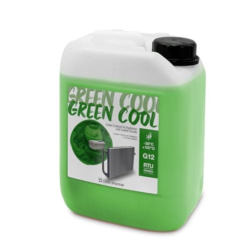 Image of ERRECHOME Green Cool, Green Coolant and Antifreeze -30°C/+107°C, Formulation with organic-based OAT inhibitor package, G12, Ready to Use, 5 Litre