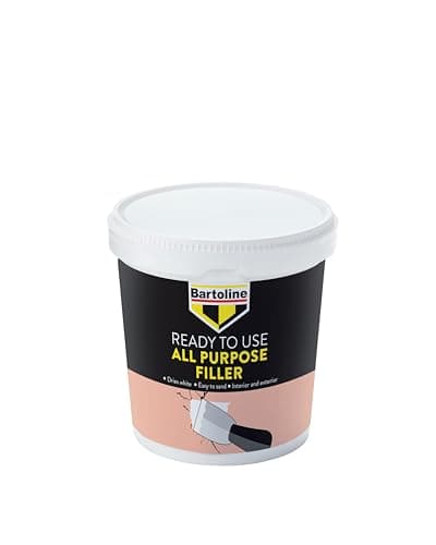 Image of Bartoline Ready Mixed All Purpose Filler 1kg – Quick-Drying Interior & Exterior Wall Repair Compound for Plaster, Wood, Brick, Stone – Smooth White Finish, Easy to Sand & Paint