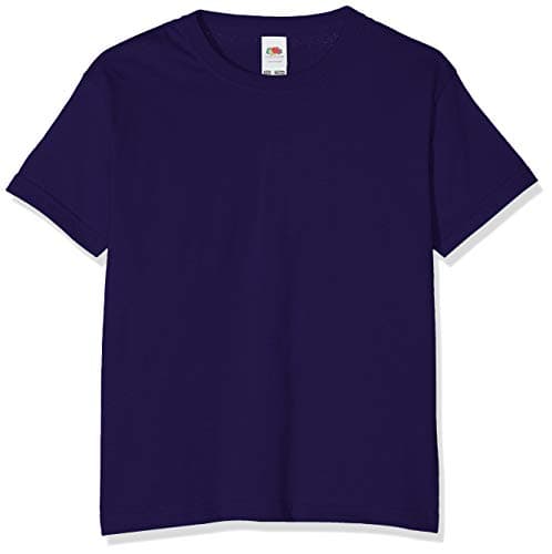 Image of Fruit of the Loom Boys' T-Shirt Green (Kelly Green) 12-13 years