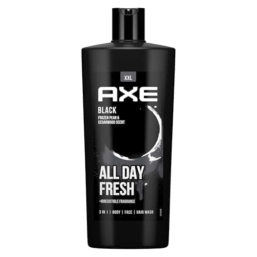 Image of Axe 3-in-1 Shower Gel & Shampoo Black XL for Long-Lasting Freshness and Fragrance Dermatologically Tested 700 ml Pack of 1