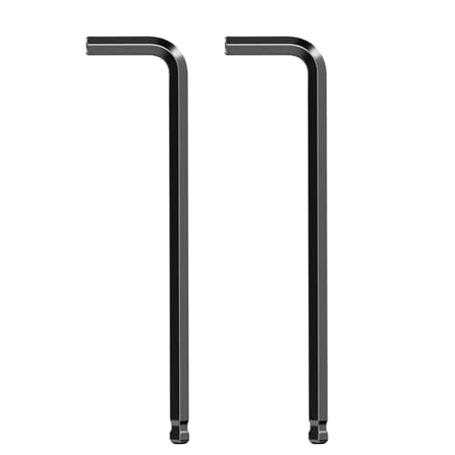 Image of Kesiku Long Arm Metric Allen Key, 10mm Ball End Small Alan Hex Key Set L Shape Hexagon Wrenches CR-V Repairing Tool for Home Maintenance DIY, 2pc