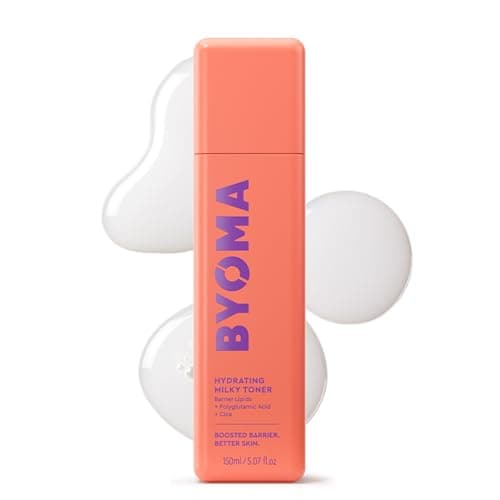 Image of BYOMA Hydrating Milky Toner (150ml) for Dry Skin, Ultra Hydrating Toner for Face - Soothes Skin, Locks in Moisture, Reduces Redness - Barrier Repair, Vegan