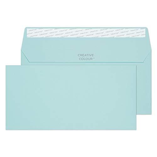 Image of Blake Creative Colour DL+ 114 x 229 mm 120 gsm Peel & Seal Wallet Envelopes (218) Cotton Blue - Pack of 500