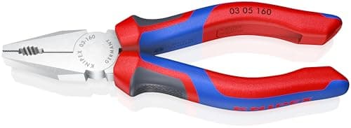 Image of KNIPEX Combination Pliers Chrome-Plated with Comfort Handles 160 mm, 03 05 160