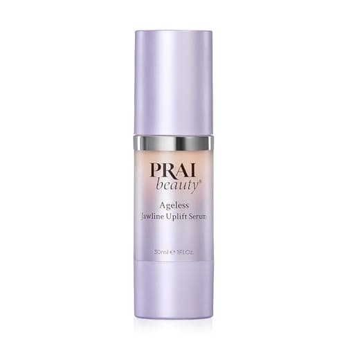 Image of PRAI Ageless Jawline Uplift Serum 30ml - Dramatic, Anti-Gravity Instant Lift & Tightening Effect - Reduces Appearance Of Wrinkles - Firms, Tones & Smoothes Skin - With Hyaluronic Acid, Vitamins C & E