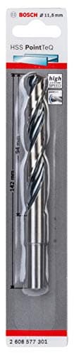 Image of Bosch Professional PointTeQ HSS Twist Drill Bit (for Metal, Reduced Shank, 11.5 x 94 x 142 mm, Accessories for Drill Driver)