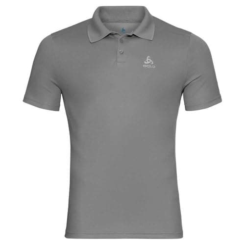 Image of Odlo Men's F-Dry Polo Shirt, odlo Steel Grey, XL