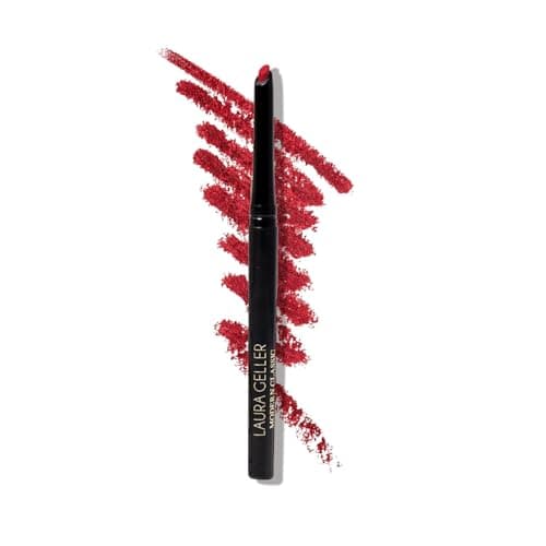 Image of LAURA GELLER NEW YORK Modern Classic Lip Liner (Ritzy Red) - Prevents Feathering and Fading, Water and Transfer Proof - Luxurious Creamy Long Lasting Lip Liner