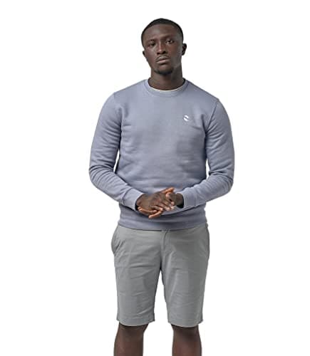 Image of Omnitau Men's Prime Organic Cotton Crew Neck Sweatshirt (as8, alpha, x_l, regular, regular, Lava Grey)
