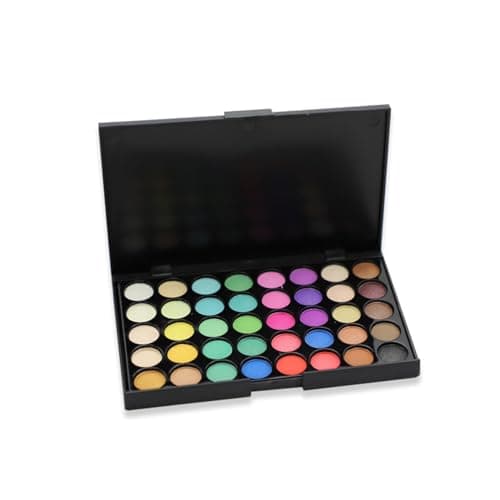 Image of 40 Colours Eyeshadow Palette, Eye Shadow Makeup Pallet, Colourful Eyeshadow Palette, Matte Shimmer Eye Shadow Palettes for Women, Long Lasting Waterproof Eyeshadow Palette