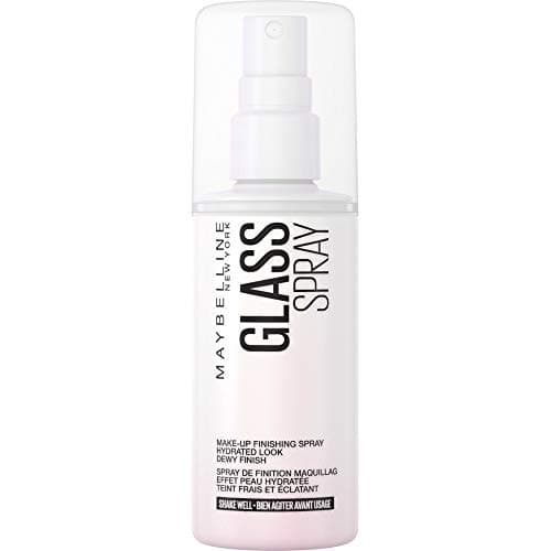 Image of Maybelline New York Fixation Spray for Make Up, Glass Setting Spray with Glow Effect, Shimmering and Long-Lasting, Transparent, 100 ml