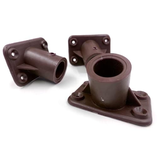 Image of TDBS 3-Pack Plastic Broom Bracket, Heavy Duty, 15/16” (23mm to 24mm) Broom Head Support