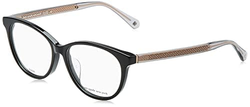 Image of Kate Spade Marseille/f 807/14 BLACK Eyewear Women's Acetate, Standard, 53