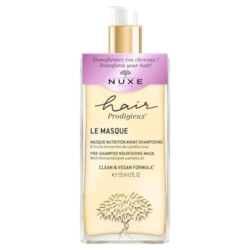 Image of Nuxe Hair Prodigieux Pre-Shampoo Nourishing Mask 125ml, Deep Conditioning Mask, Repairs & Softens Hair Fibres, For Silky Shine & Smoothness, Vegan Formula