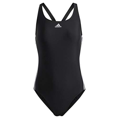 Image of adidas Women's Sh3.ro 3s Swimsuit, Black/White, 42 UK
