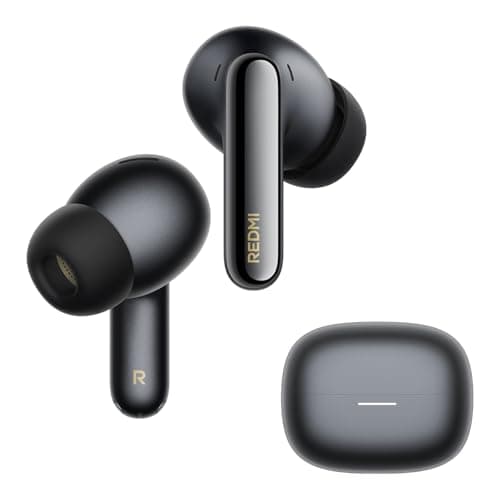 Image of XIAOMI REDMI Buds 8 Pro, True Wireless Bluetooth Earbuds in-ear, 55dB Active Noise Cancelling, Triple driver, Hi-Res HiFi Sound, Dolby Audio, 33h+ Battery Life, Bluetooth 5.4, IP54, Obsidian Black