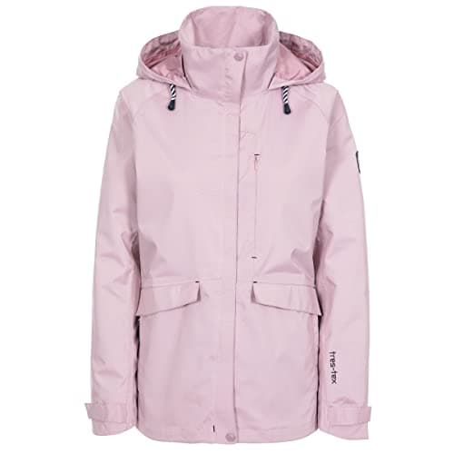 Image of Trespass Voyage Waterproof Rain Jacket with Concealed Hood - Light Lilac, Small