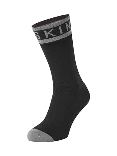 Image of SEALSKINZ | Scoulton | Unisex Waterproof All Weather Mid Length Bamboo Lined Sock | Seamless, Thin & Comfortable | Hydrostop to Block Water Penetration