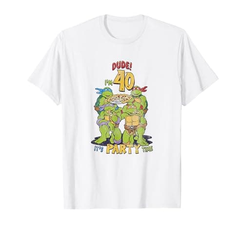Image of Teenage Mutant Ninja Turtles 40th Birthday Pizza Party T-Shirt