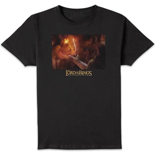 Image of Lord of The Rings You Shall Not Pass Men's T-Shirt - Black L