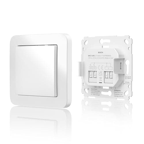 Image of Bosch Smart Home wall switch for smart actuators, space-saving installation in connector socket, for Bosch Smart Home light/shutter control II, relay or dimmer