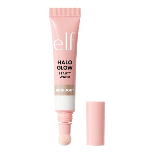 Image of e.l.f. Halo Glow Highlight Beauty Wand, Liquid Highlighter Wand For Luminous, Glowing Skin, Buildable Formula, Vegan & Cruelty-free, IRL Angel