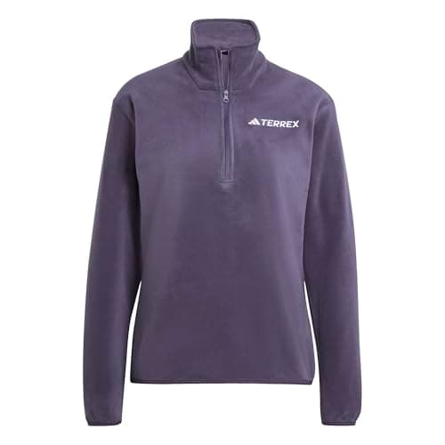 Image of adidas Women's Terrex Multi Essentials Half Zip Fleece Jacket, shadow navy, M
