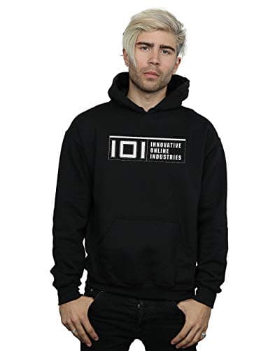 Image of Absolute Cult Ready Player One Men's IOI Logo Hoodie Black X-Large